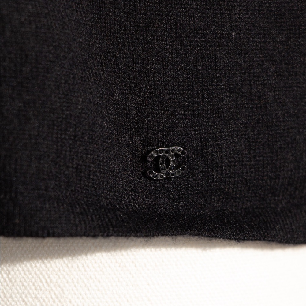 RARE Chanel Vintage F/W 2003 Comete Swarovski Embellished Necklace 03A Sweater - Picture 10 of 13